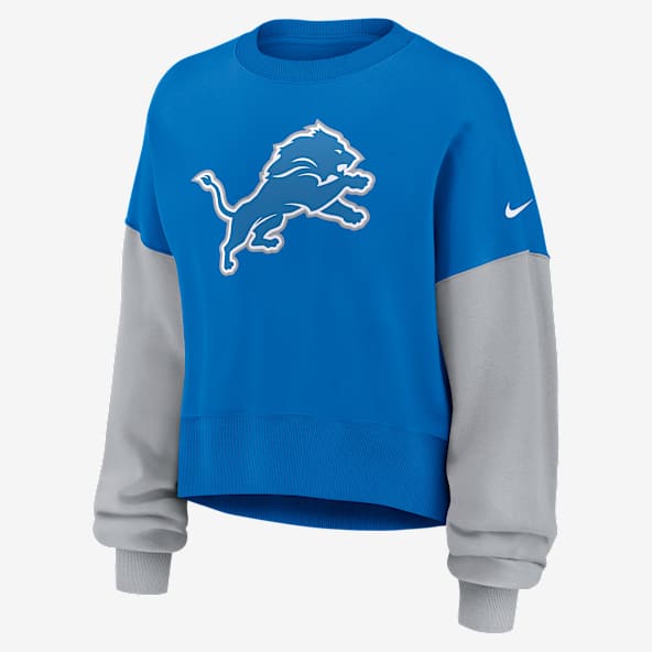 【NIKE】Detroit Lions Club Men's Nike NFL Pullover Crew Detroit Lions Swing Pass Rewind Club Men's Nike NFL Pullover